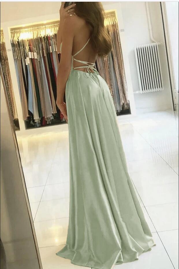 Bestellen Sie Schlichtes Abendkleid Lang Grün online bei Thekleid.de. Abiballkleider Günstig für Sie zum abiball gehen.