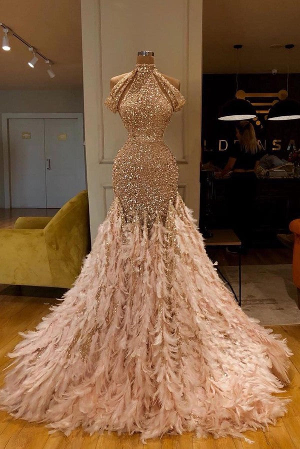 Finden Sie Gold Abendkleider Lang Glitzer bei Thekleid.de.Extravagante Abiballkleider Online Lang für Sie zum abend party gehen.