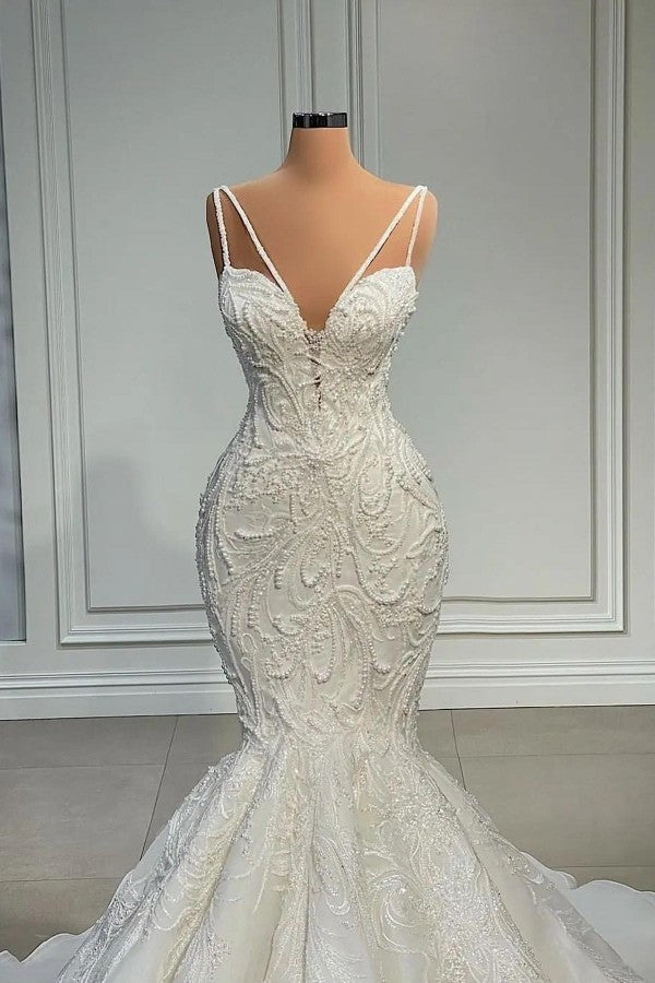 Suchen Sie Luxus Brautkleider Meerjungfrau  online bei babyonlinedress.de Brautkleider online kaufen aus Chiffon zur Hochzeit gehen.