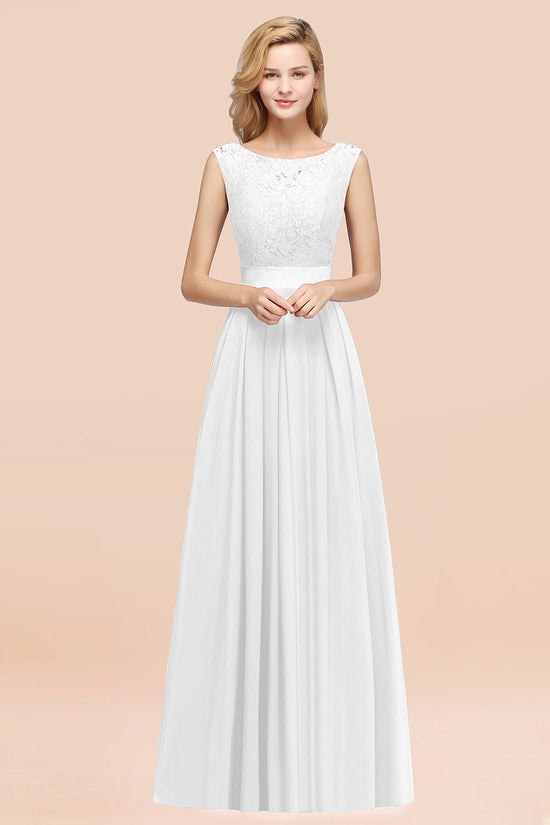 BMbridal Vintage Ärmellos Spitze Bridesmaid Dresses Affordable Chiffon Hochzeit Party Dress Online