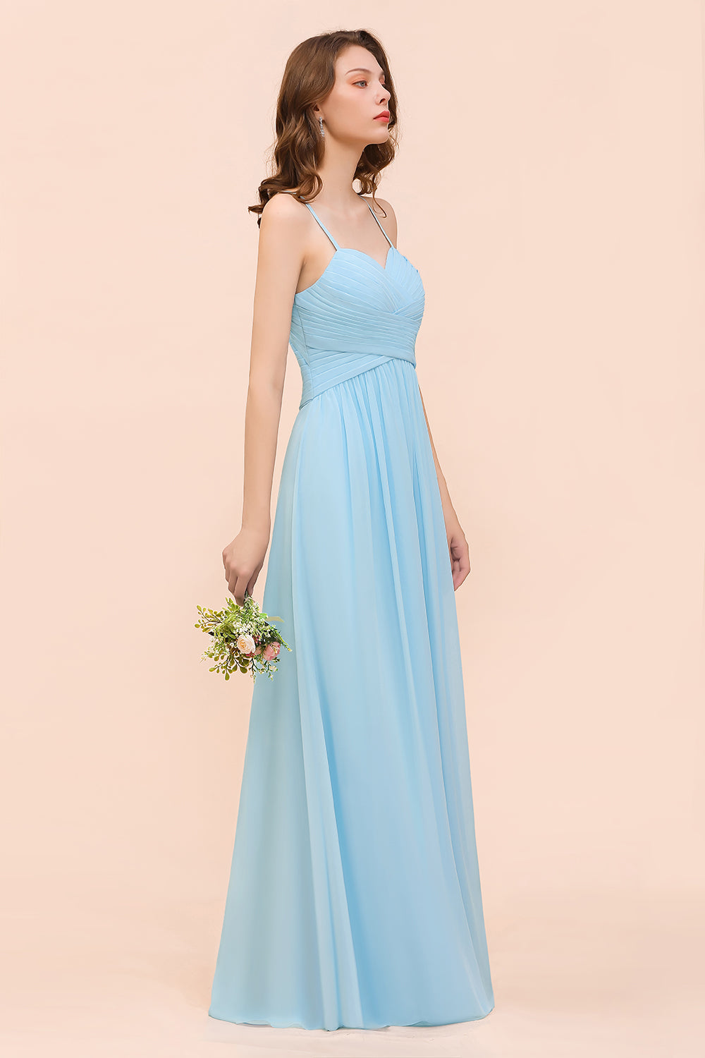 Suchen Sie Heller Blau Brautjungfernkleider Günstig online bei babyonlinedress.de. Langes Brautjungfernkleid Online für Sie zur Hochzeit gehen.