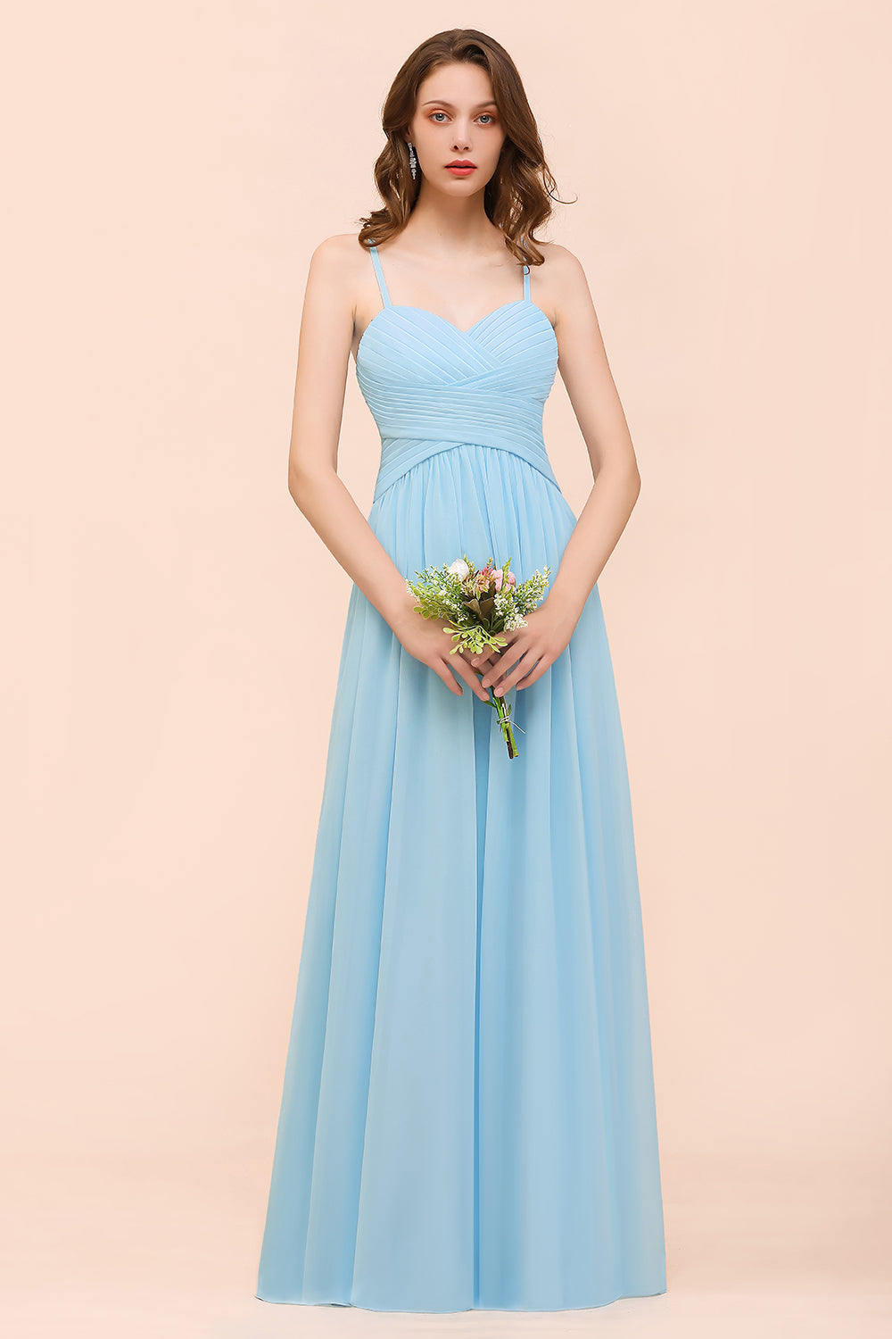 Suchen Sie Heller Blau Brautjungfernkleider Günstig online bei babyonlinedress.de. Langes Brautjungfernkleid Online für Sie zur Hochzeit gehen.