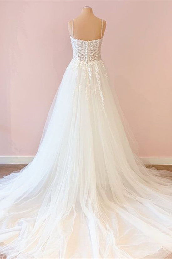 Finden Sie Weiße Hochzeitskleider A Linie online bei babyonlinedress.de. Brautkleider mit Spitze aus Tüll zur Hochzeit gehen.