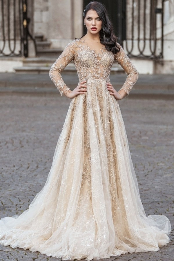 Suchen Sie bei babyonlinedress.de Wunderschöne Boho Hochzeitskleid online. Brautkleider Lange Ärmel für Sie zur Hochzeit gehen.