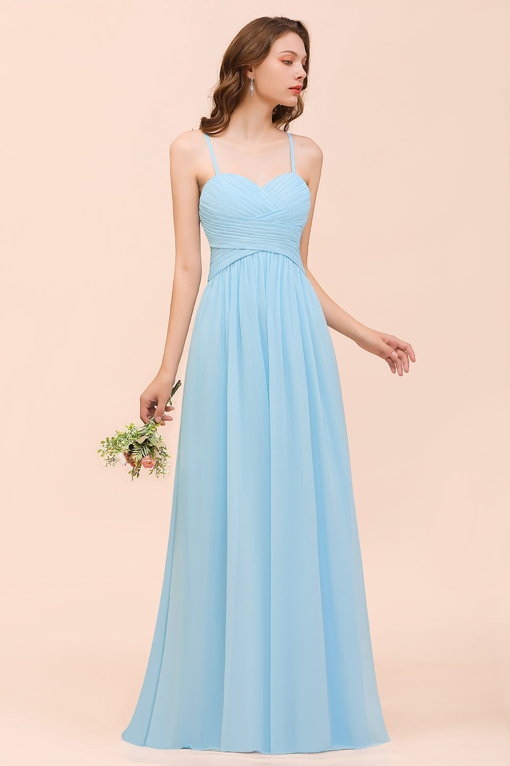 Suchen Sie Heller Blau Brautjungfernkleider Günstig online bei babyonlinedress.de. Langes Brautjungfernkleid Online für Sie zur Hochzeit gehen.