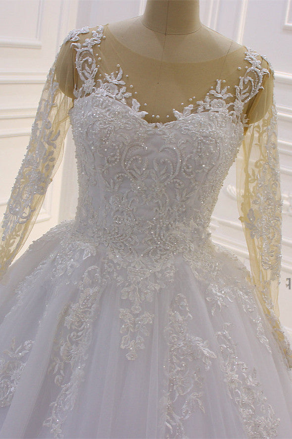 Finden Sie Designer Hochzeitskleider Prinzessin Spitze online bei babyonlinedress.de. Brautkleider Mit Ärmel aus Tüll maß geschneidert kaufen.