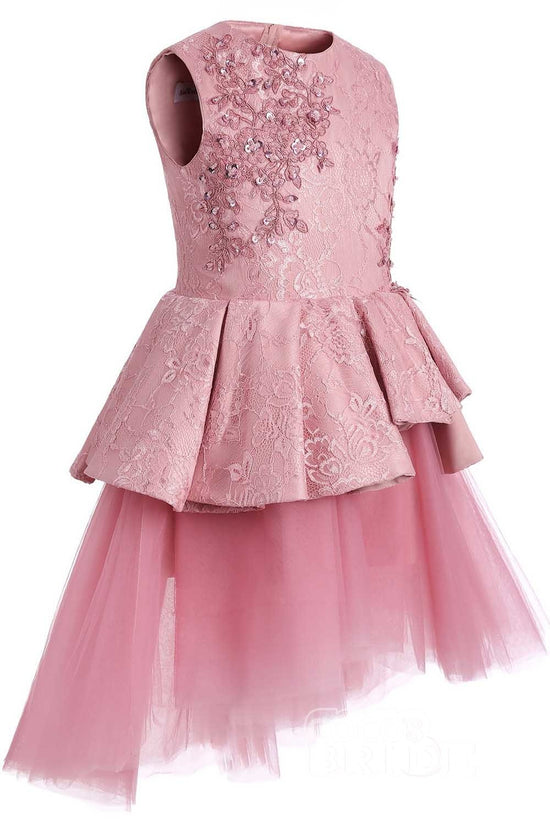 Bestellen Sie Blumenmädchen Kleid Spitze  onine bei babyonlinedress.de. Blumenmädchenkleider Rosa für Sie zur Hochzeit gehen.