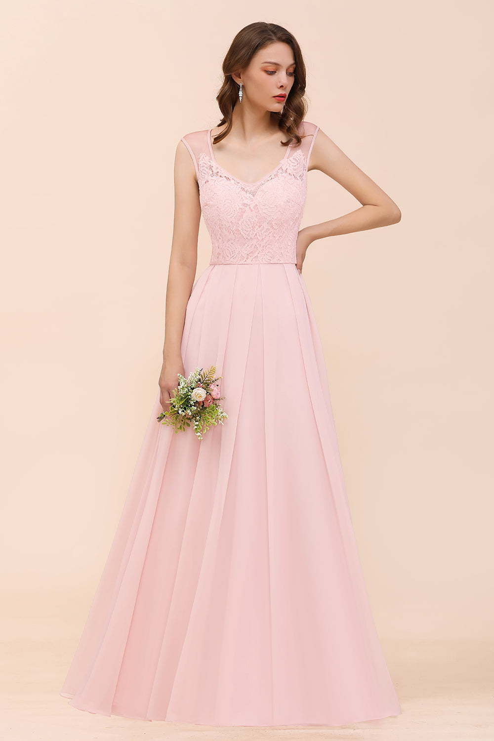 Finden Sie Rosa Brautjungfernkleider Lang online bei babyonlinedress.de. Schlichtes Abendkleid Online für Sie zur Hochzeit gehen.