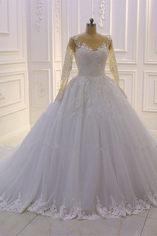 Finden Sie Designer Hochzeitskleider Prinzessin Spitze online bei babyonlinedress.de. Brautkleider Mit Ärmel aus Tüll maß geschneidert kaufen.