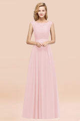 BMbridal Vintage Ärmellos Spitze Bridesmaid Dresses Affordable Chiffon Hochzeit Party Dress Online