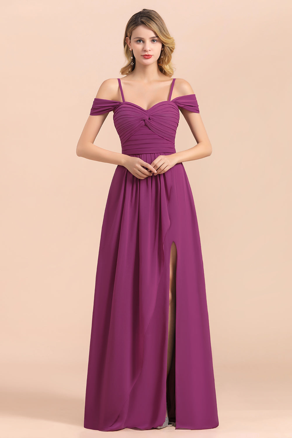 Finden Sie Purpur Brautjungfernkleider Lang Chiffon online bei babyonlinedress.de. Kleider Für Brautjungfern mit hocher qualität bekommen.