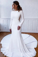 Finden Sie Schlichtes Hochzeitskleid Satin online bei babyonlinedress.de. Brautkleider mit Ärmel mit hocher Qualität bekommen.