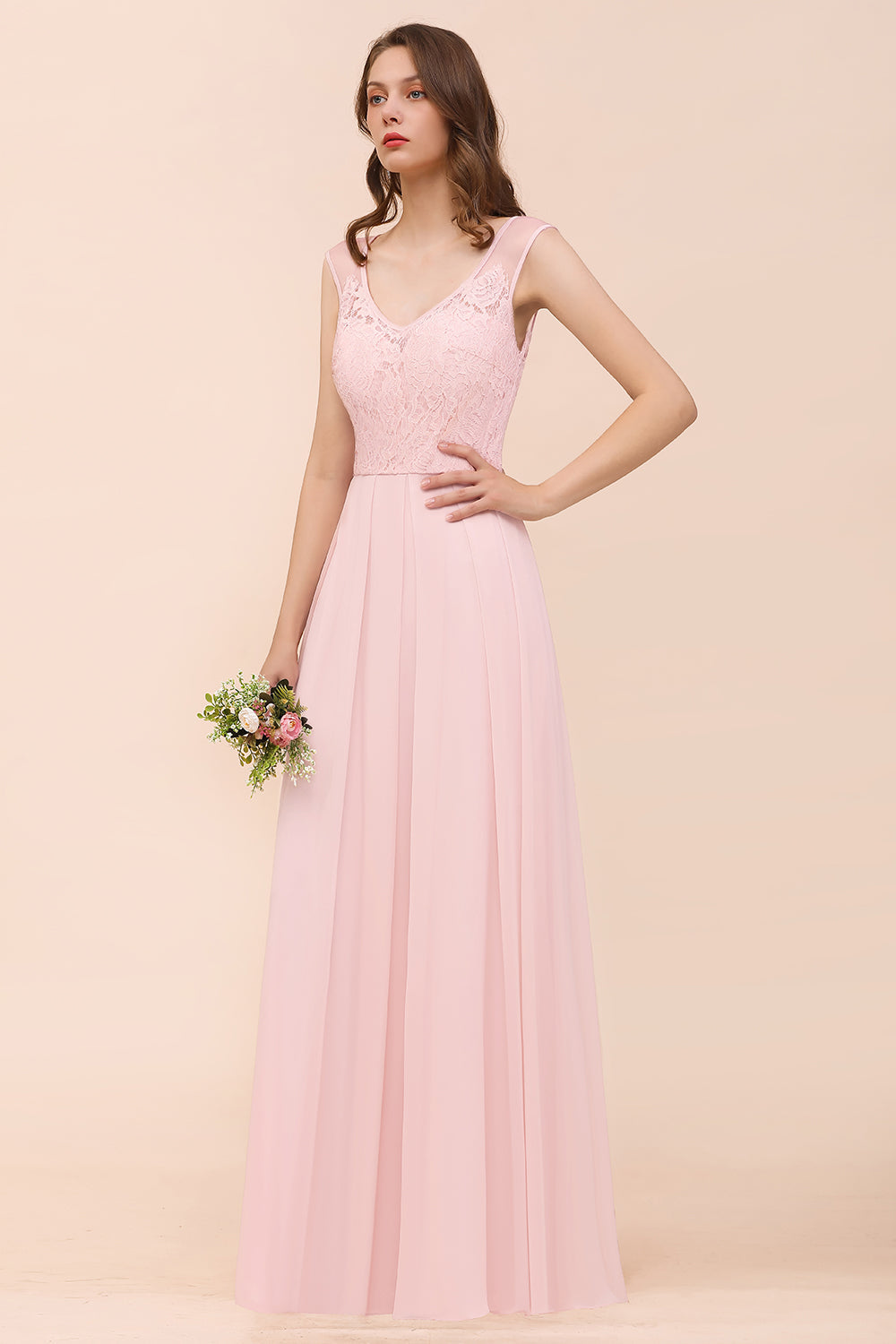 Finden Sie Rosa Brautjungfernkleider Lang online bei babyonlinedress.de. Schlichtes Abendkleid Online für Sie zur Hochzeit gehen.