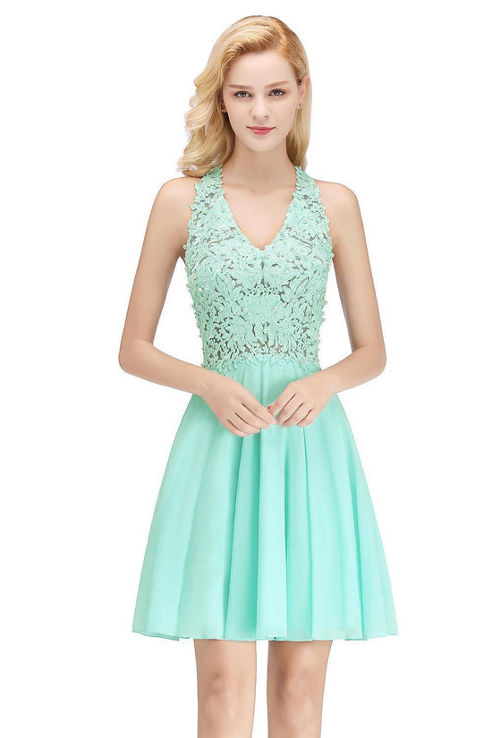 hier können Sie Mint Grün Chiffon Brautjungfernkleider mit Spitze online bei babyonlinedress.de. Kleider Zur Hochzeit Unter50 für Sie online kaufen.