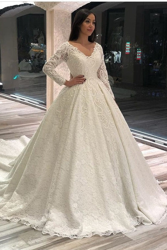 Hier können Sie Extravagante Brautkleider Mit Ärmel online bei babyonlinedress.de kaufen. Hochzeitskleider Spitze Prinzessin für Sie zur Hochzeit gehen.