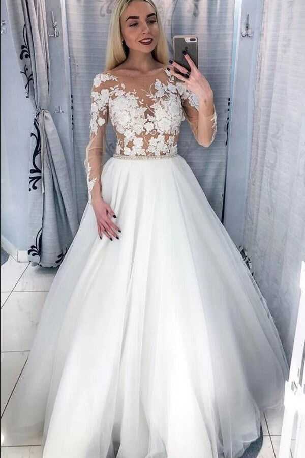 Finden Sie Schöne Brautkleider Mit Ärmel online bei babyonlinedress.de.Tüll Hochzeitskleider A Linie Spitze für Sie zur Hochzeit gehen.