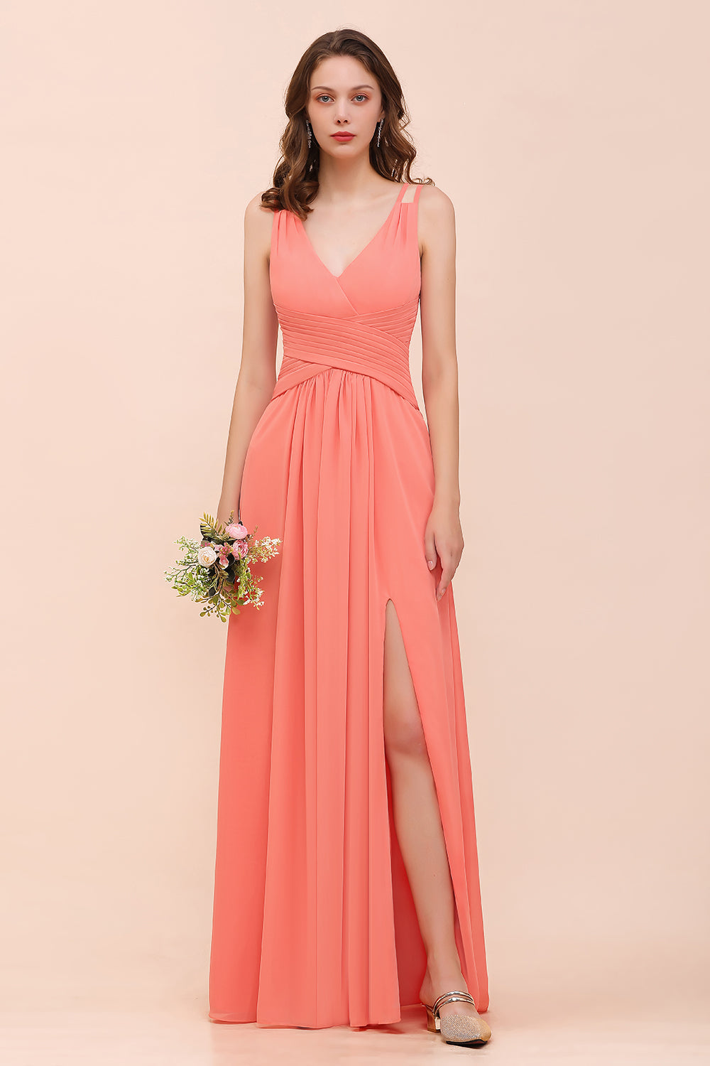 Suchen Sie Schlichte Brautjungfernkleider Lang online bei babyonlinedress.de. Coral Brautjungfernkleid Günstig für Sie zur Hochzeit gehen.