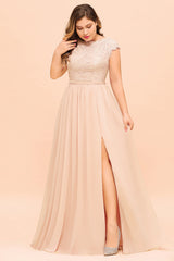 Finden Sie Champagne Übergroße Brautjungfernkleider online bei babyonlinedress.de. Brautjungfernkleid Große Größe für Sie zur Hochzeit gehen.