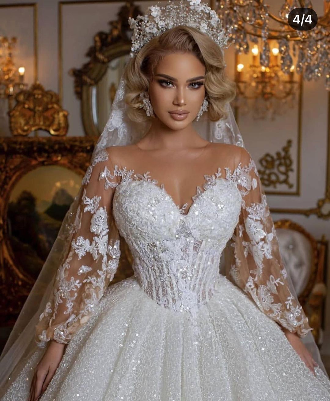 Babyonlinedress.de bietet Große Auswahl von Luxus Hochzeitskleider mit Ärmel online. Brautkleider Prinzessin Glitzer für Sie zur Hochzeit gehen.