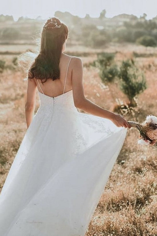 Suchen Sie Schlichtes Hochzeitskleid A Linie online bei babyonlinedress.de. Brautkleider aus Tüll mit nach maß anfertigen service.