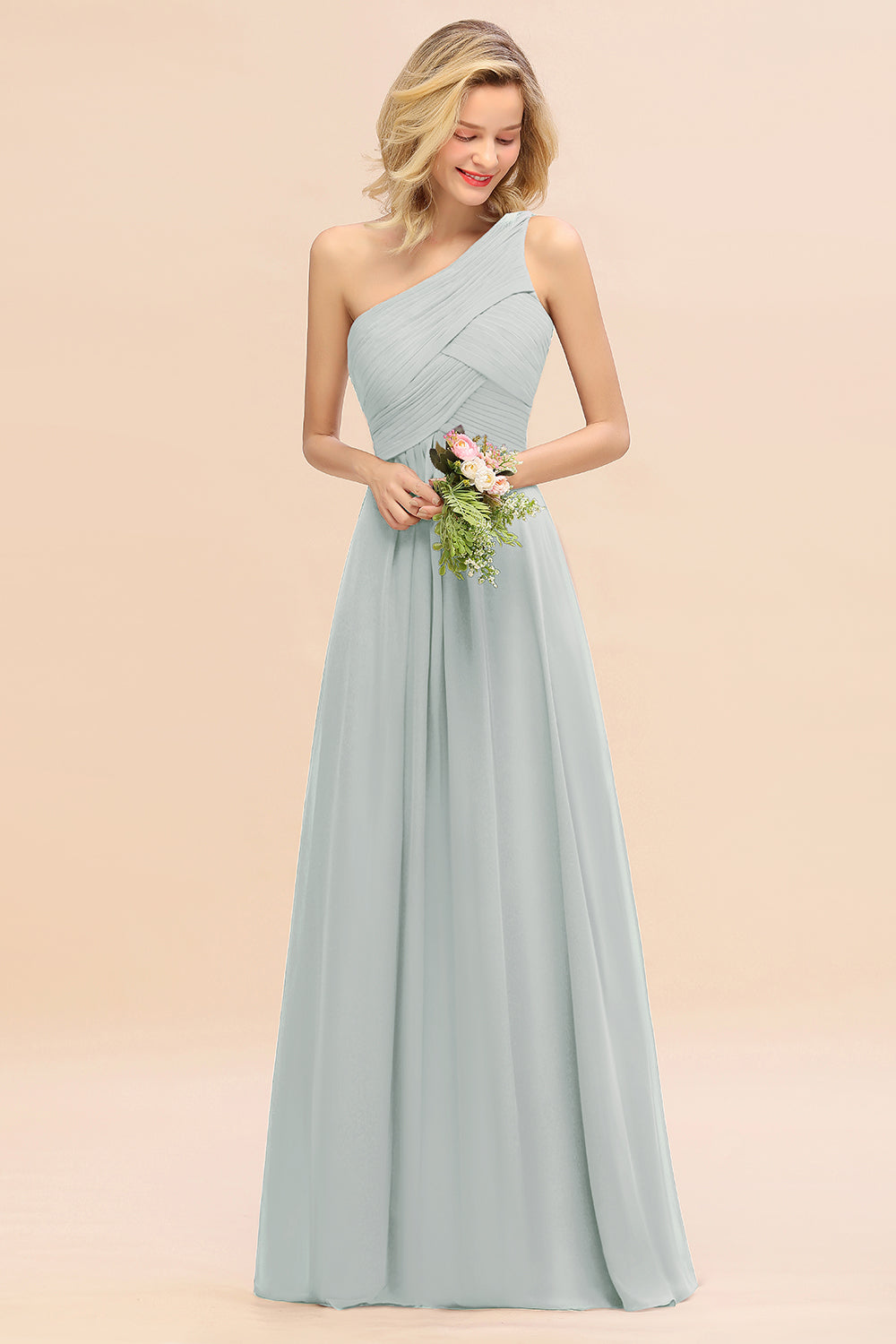 Bestellen Sie Mint Grün Brautjungfernkleider Lang online bei babyonlinedress.de.Chiffon Kleider Brautjungfern online nach maß zur Hochzeitsparty gehen.