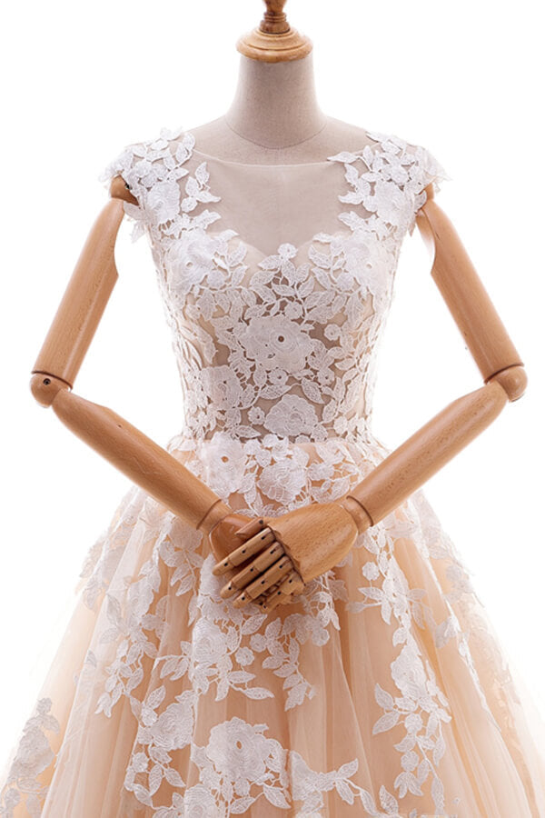 Finden Sie Champagne Brautkleider A Linie online bei babyonlinedress.de. Hochzeitskleider Spitze Online für Sie zur Hochzeit gehen.