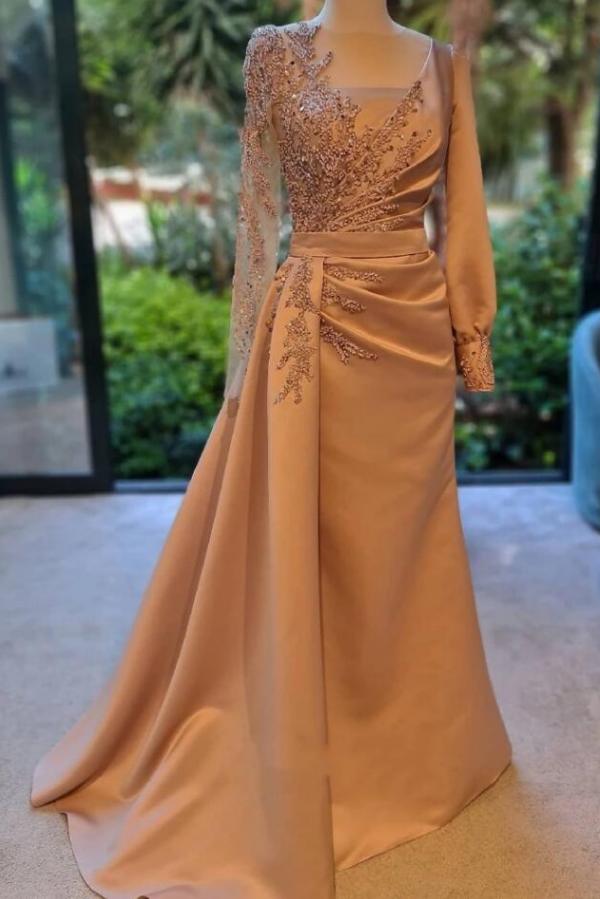 Bestellen Sie bei Thekleid.de Elegante Abendkleider Lang Glitzer online. Abiballkleider mit Ärmel für Sie nach maß zum abiball gehen,