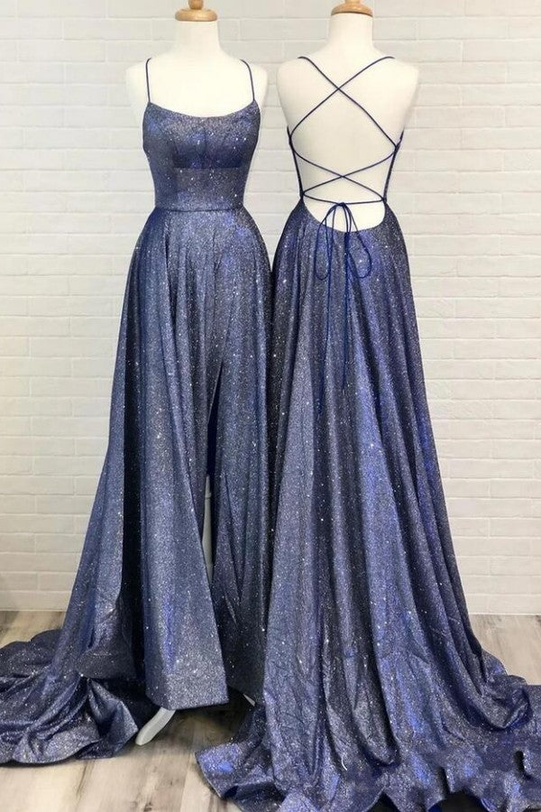 Finden Sie bei Thekleid.de Abendkleider Lang Glitzer online. Blaue Abiballkleider Günstig für Sie nach maß kaufen.