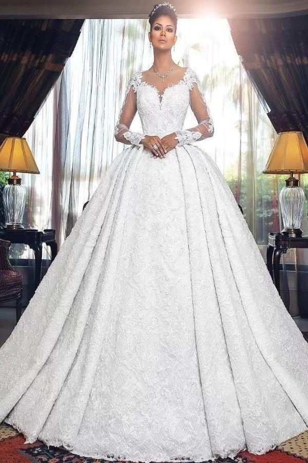 Hier können Sie Luxury Brautkleider A Linie Spitze Online bei babyonlinedress.de. Hochzeitskleider Mit Ärmel für Sie zur Hochzeit online.