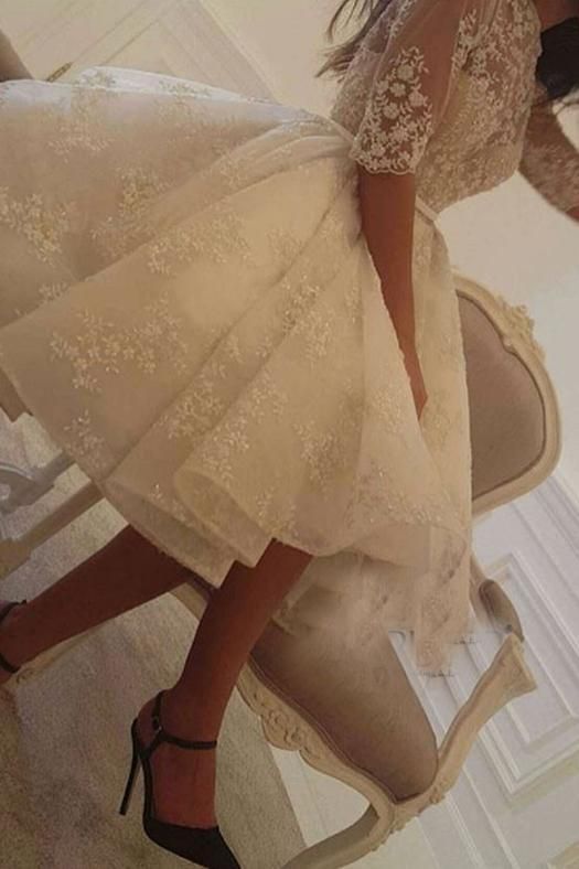Bestellen Sie Elegante Brautkleider Kurz Mit Spitze online bei babyonlinedress.de. Hochzeitskleider Lang Ärmel für Sie zur Hochzeit gehen.