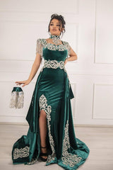 finden Sie bei Thekleid.de Velvet Abendkleider Dunkel Grün onine. Abiballkleider Lang Günstig nach maß zum abiball party gehen.