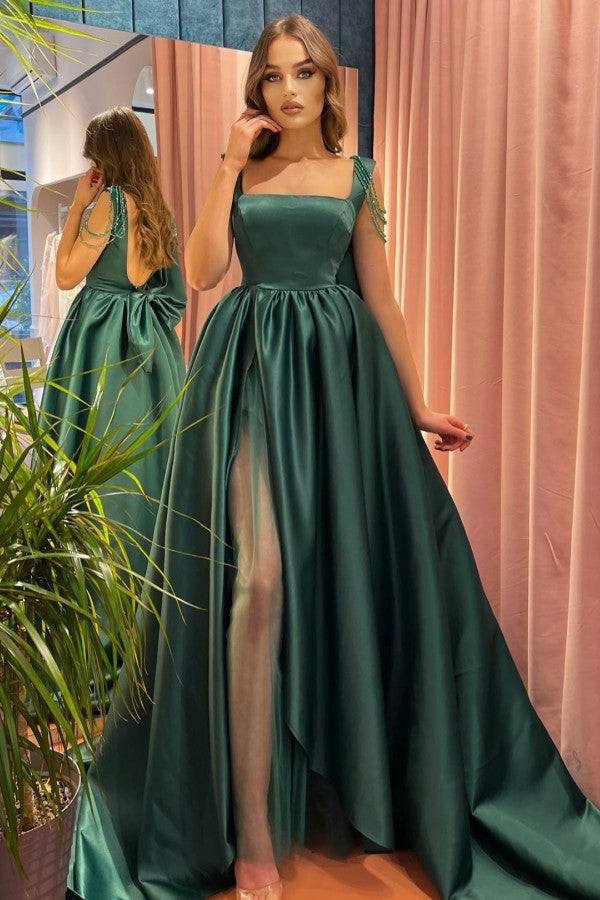 Finden Sie Abendkleider Lang Dunkel Grün online bei Thekleid.de. Grünes Abiballkleid Günstig für Sie nach maß zum abiball gehen.