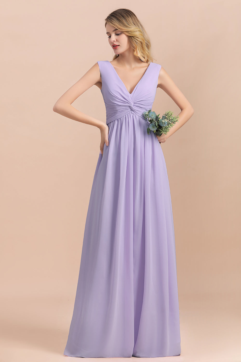 Suchen Sie Lilac Brautjungfernkleider Lang Chiffon online bei babyonlinedress.de. Hochzeitspartykleider Günstig für Sie zur Hochzeit gehen.