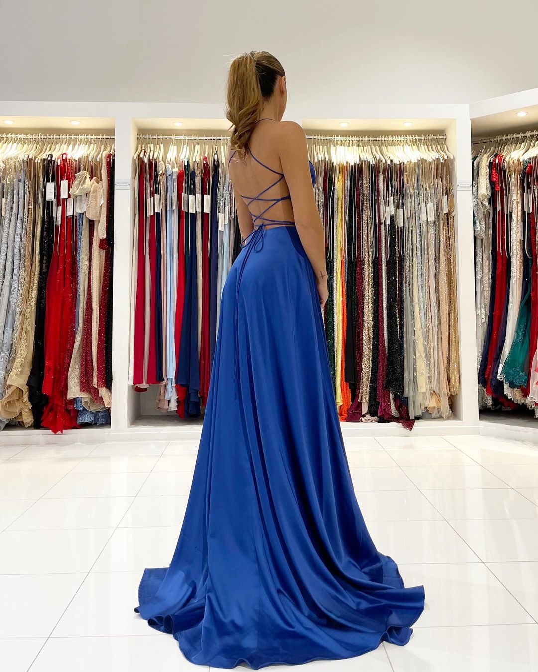 Suchen Sie König Blaue Abendkleider Lang online bei Thekleid.de. Abiballkleider Günstig für Sie zum Abiball gehen.