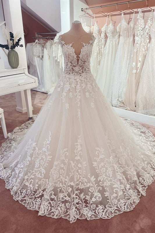 Finden Sie Schöne Hochzeitskleider Spitze online bei babyonlinedress.de. Brautkleider Herz Ausschnitt aus tüll zur Hochzeit gehen.