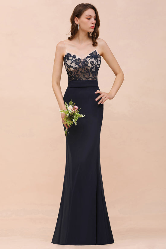 Suchen Sie Schlichtes Abendkleid Lang Günstig online bei babyonlinedress.de. Brautjungfernkleider Dunkel Blau mit hocher Qualität bekommen.