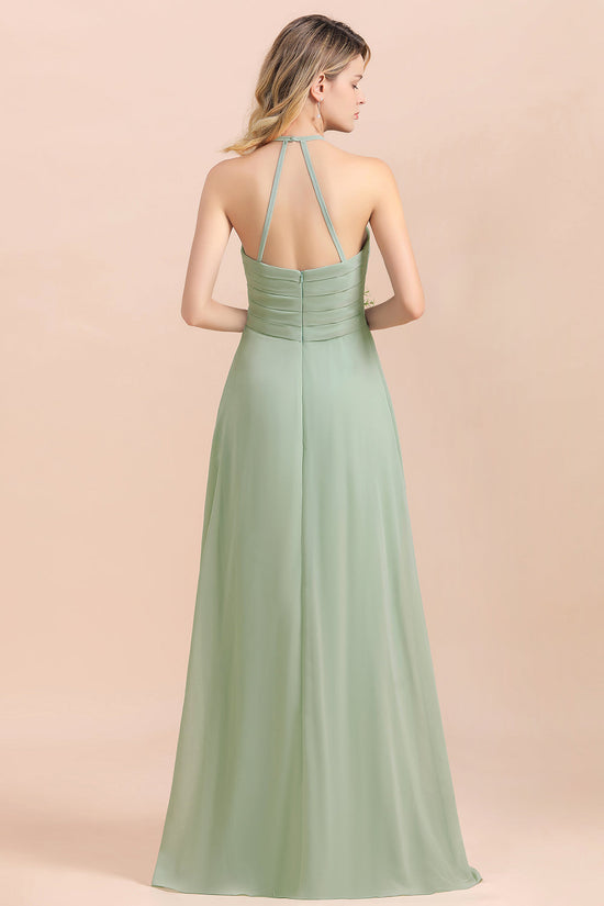 Laden Sie das Bild in den Galerie-Viewer, Kaufen Sie Grüne Brautjungfernkleider Lang Chiffon online bei babyonlinedress.de. Günstige Hochzeitspartykleider mit hocher Qualität bekommen.
