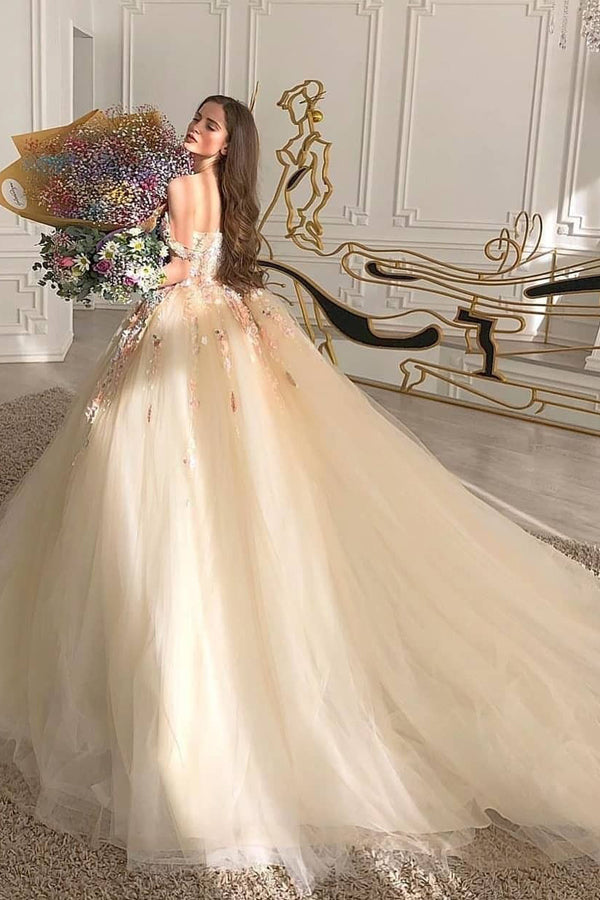 Laden Sie das Bild in den Galerie-Viewer, Finden Sie Prinzessin Brautkleider Tüll online bei babyonlinedress.de. Hochzeitskleider Günstig Kaufen für Sie zur hochzeit gehen.
