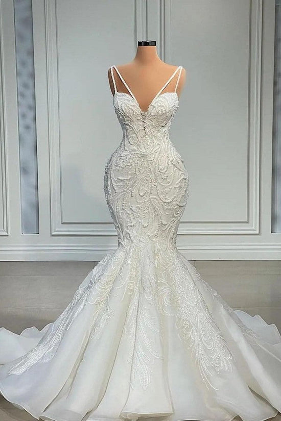Suchen Sie Luxus Brautkleider Meerjungfrau  online bei babyonlinedress.de Brautkleider online kaufen aus Chiffon zur Hochzeit gehen.
