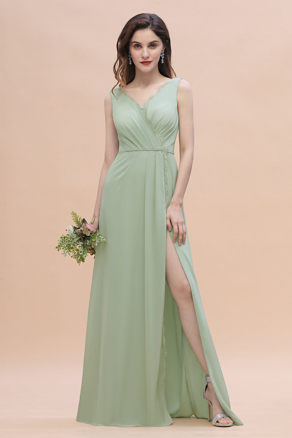 Finden Sie Brautjungfernkleider Mint Grün online bei babyonlinedress.de. Brautjungfernkleid Lang Günstig für Sie zur Hochzeit gehen.