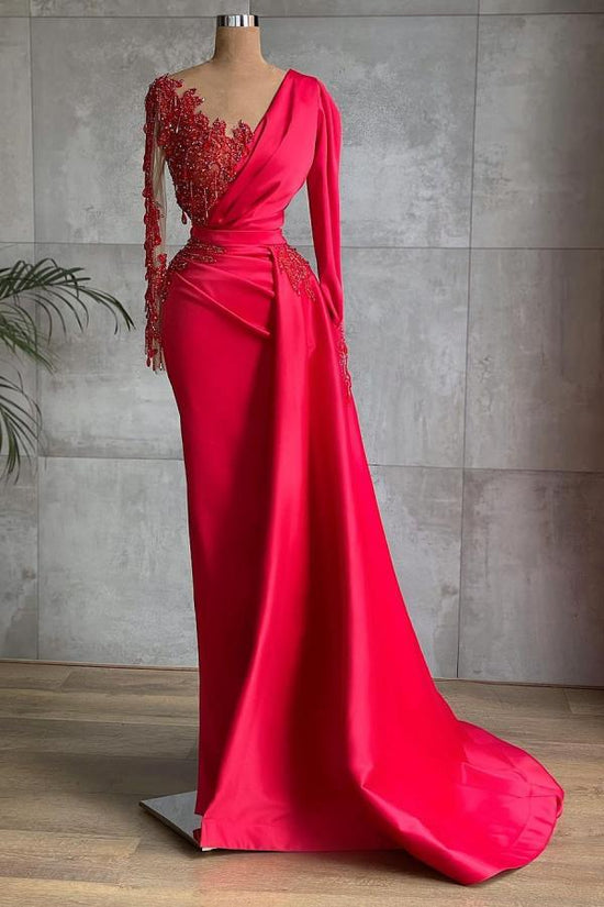 Finden Sie Rote Abiballkleider Lang Günstig online bei Thekleid.de. Abendkleider mit Ärmel für Sie zum party gehen.