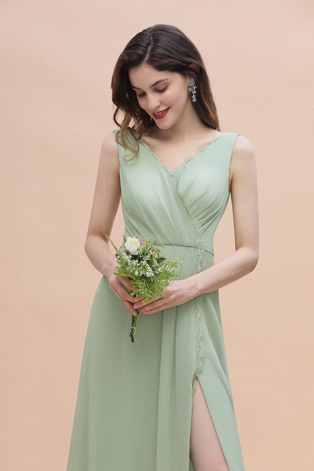 Finden Sie Brautjungfernkleider Mint Grün online bei babyonlinedress.de. Brautjungfernkleid Lang Günstig für Sie zur Hochzeit gehen.