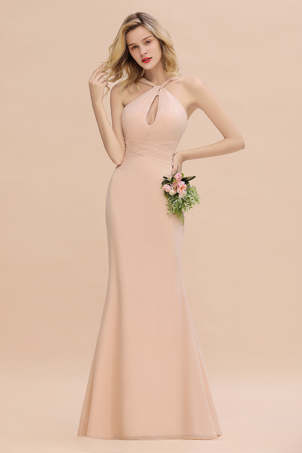 Finden Sie Peach Brautjungfernkleider Lang Chiffon online bei babyonlinedress.de. Kleider Für Brautjungfern mit hocher qualität bekommen.