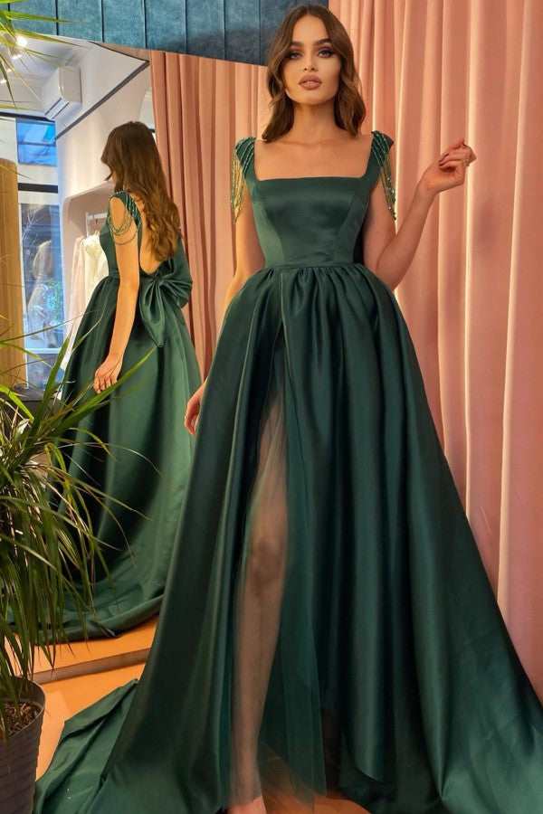 Finden Sie Abendkleider Lang Dunkel Grün online bei Thekleid.de. Grünes Abiballkleid Günstig für Sie nach maß zum abiball gehen.