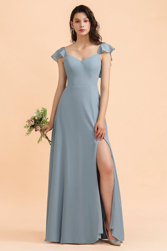 Suchen Sie Brautjungfernkleider Stahlblau Lang Günstig online bei babyonlinedress.de. Kleider Für Brautjungfern mit hocher Qualität bekommen.