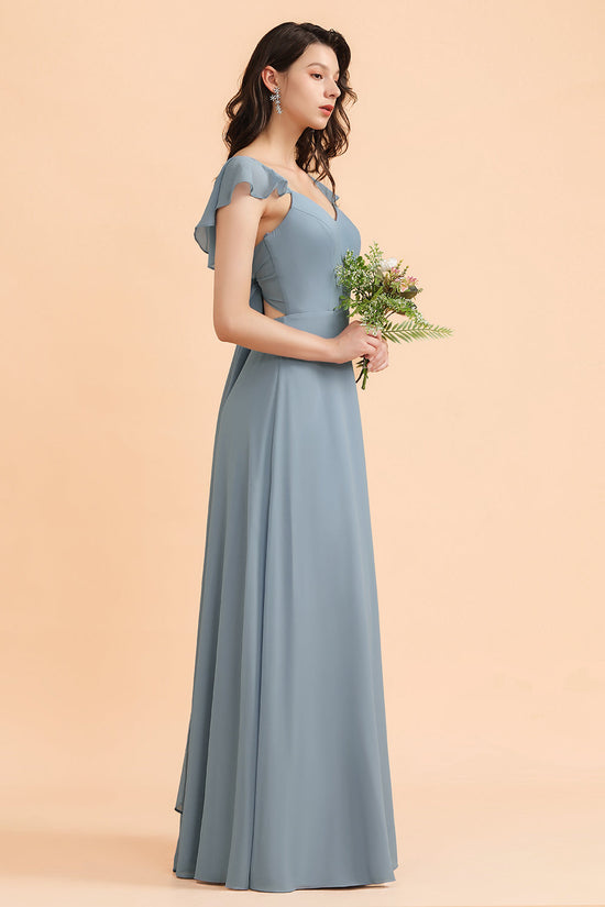 Suchen Sie Brautjungfernkleider Stahlblau Lang Günstig online bei babyonlinedress.de. Kleider Für Brautjungfern mit hocher Qualität bekommen.