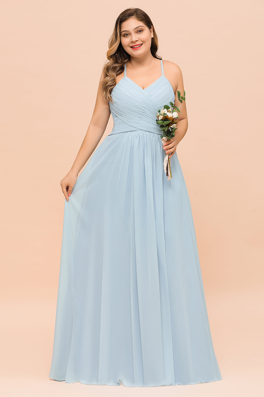 Bestellen Sie Brautjungfernkleider Große Größe online bei babyonlinedress.de. Blaues Brautjungfernkleid Lang Günstig für Sie zur Hochzeit gehen.