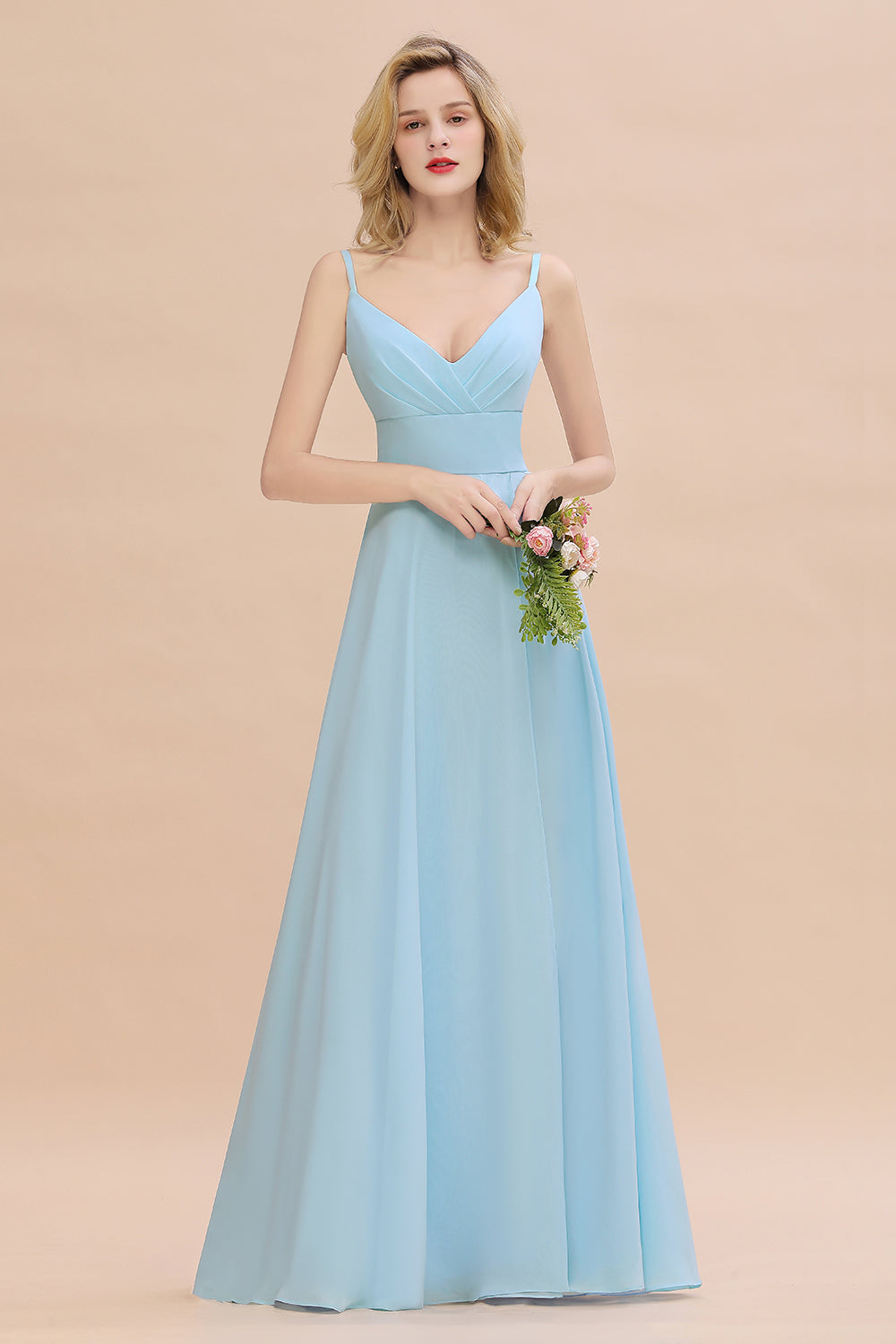 Bestellen Sie bei babyonlinedress.de Blaue Brautjungfernkleider Lang Günstig online. Kleider für Brautjungfern maß geschneidert bekommen.
